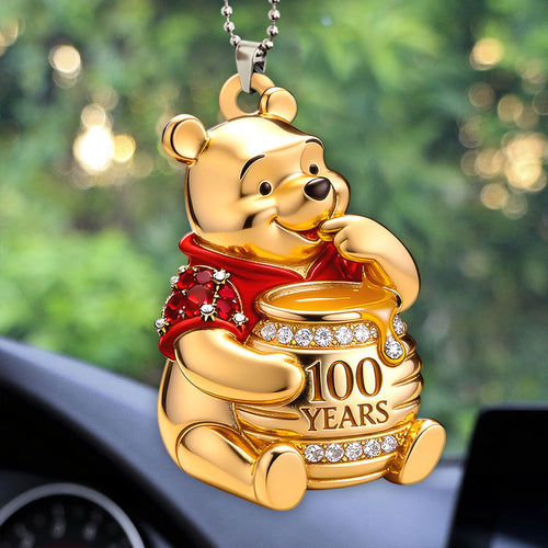 Winnie-the-Pooh 100th Anniversary Custom shape 2-sided Acrylic Car Ornament – HOATT15825