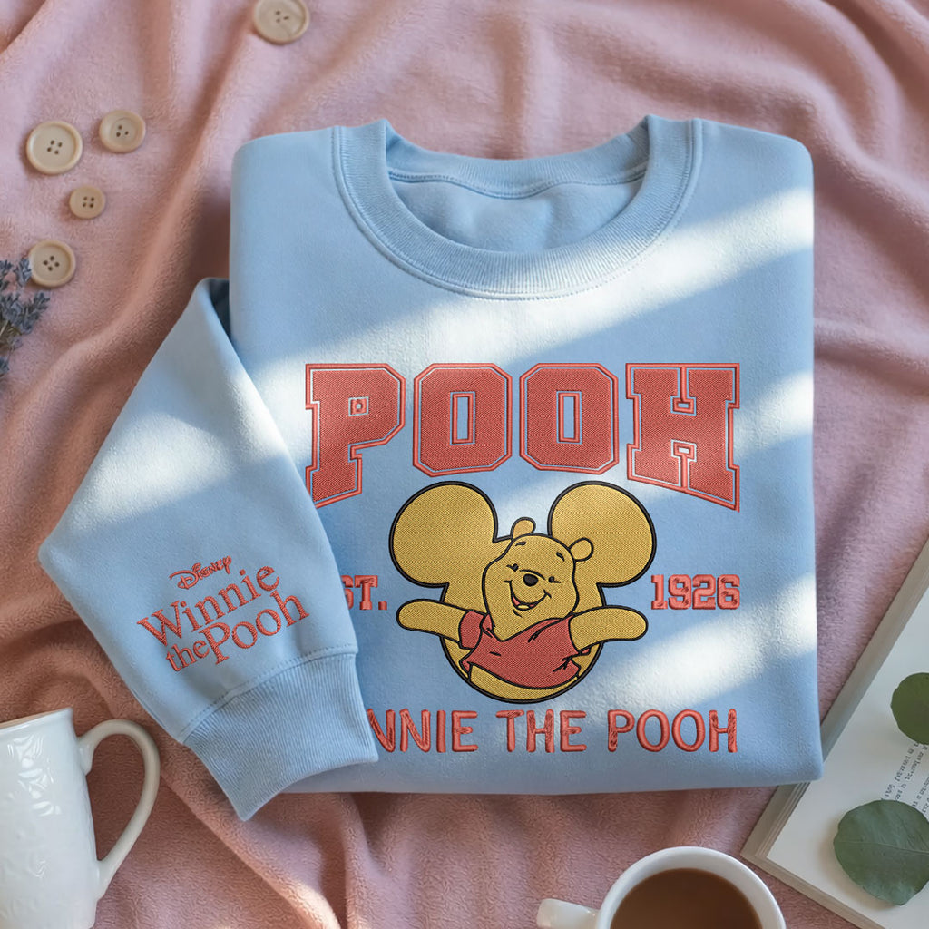 Winnie-the-Pooh 100th Anniversary 2D Embroidered Sweatshirt – HOATT16137