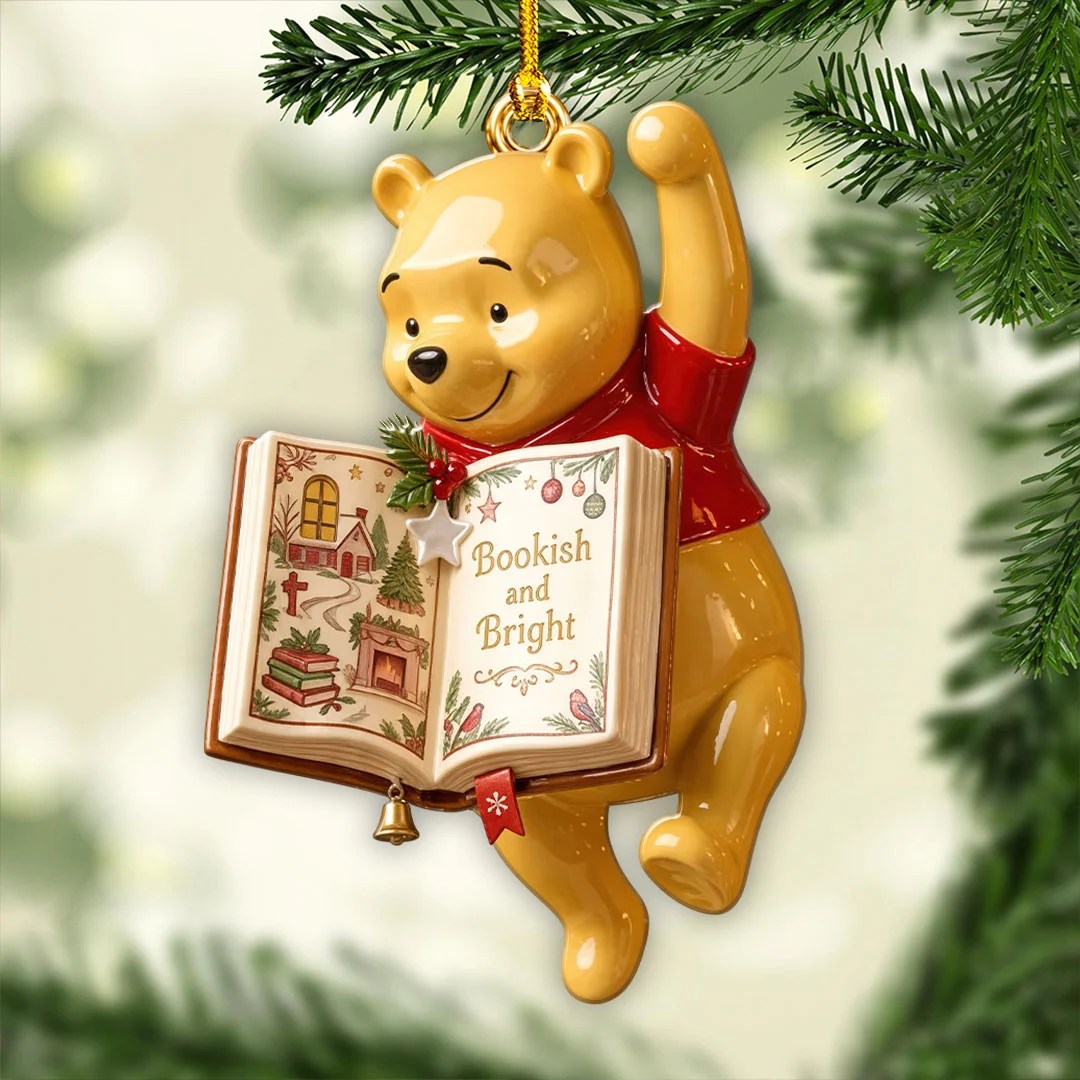 Winnie-the-Pooh Custom Shape 2-side Printed Acrylic Ornament – HOATT21612