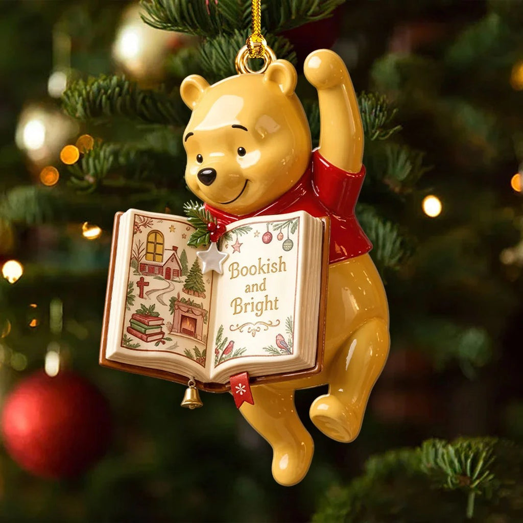 Winnie-the-Pooh Custom Shape 2-side Printed Acrylic Ornament – HOATT21612