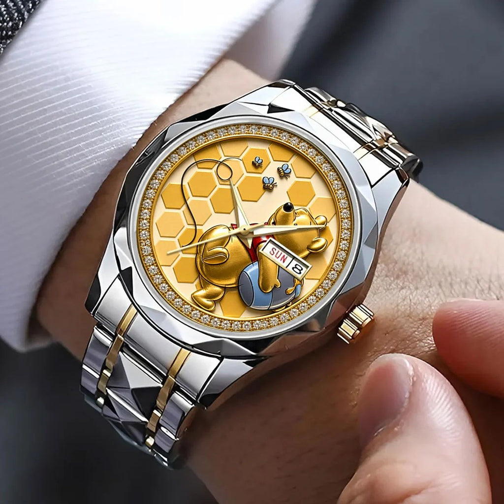 Winnie-the-Pooh Alloy Luxury Quartz Watch – HOATT21372
