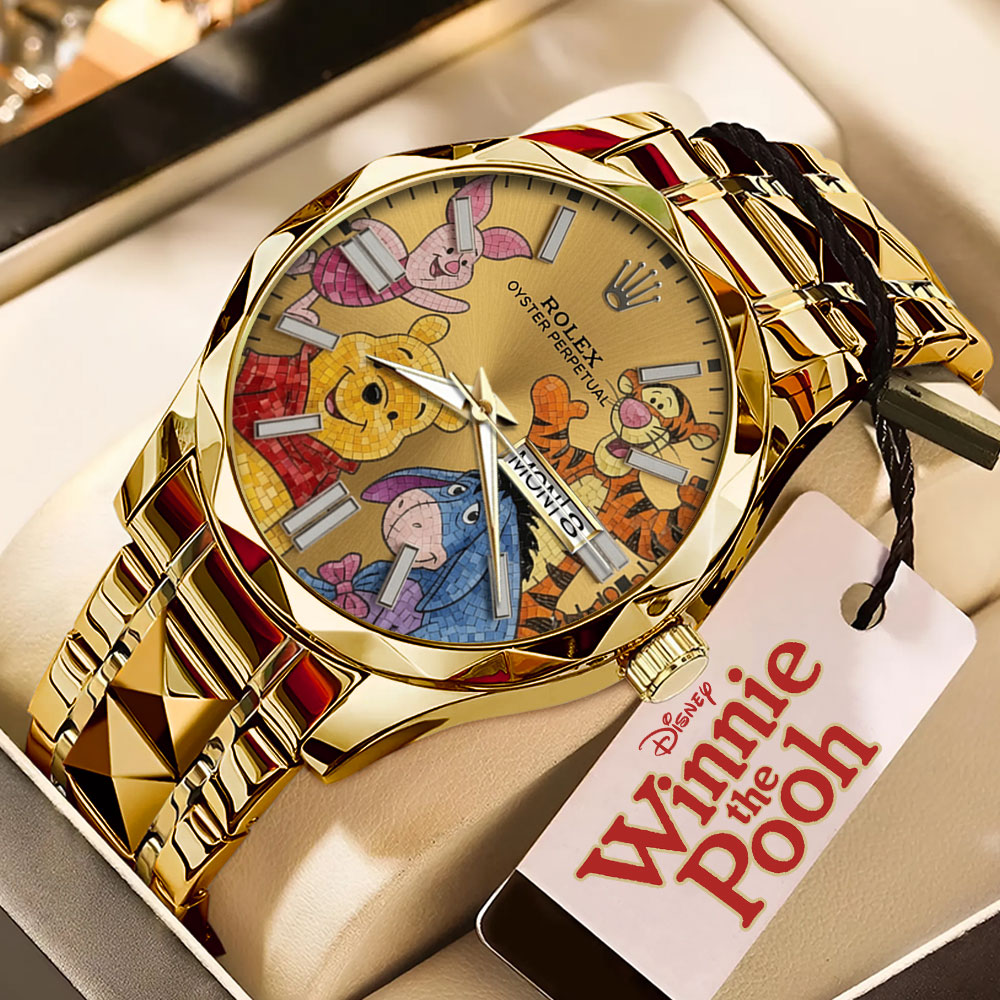 Winnie-the-Pooh Alloy Luxury Quartz Watch – TMTHU7369