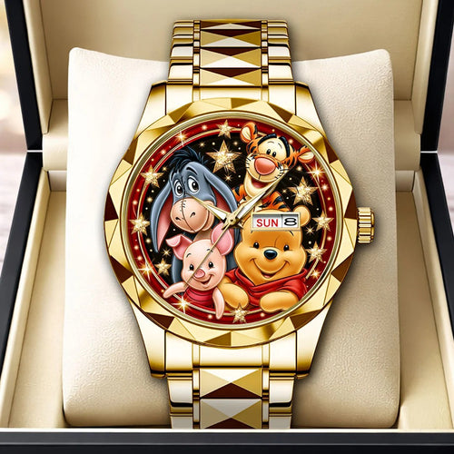 Winnie-the-Pooh Alloy Luxury Quartz Watch – HOATT21572