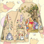 Winnie-the-Pooh Knitted V-neck Cardigan – TMTHU7782
