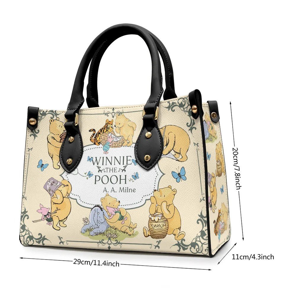 Winnie-the-Pooh Leather HandBag – TMTHU9511