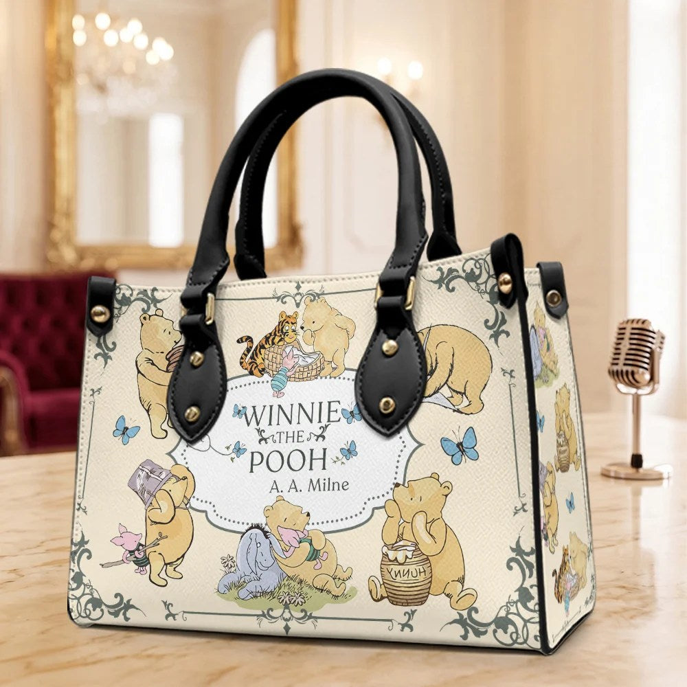 Winnie-the-Pooh Leather HandBag – TMTHU9511