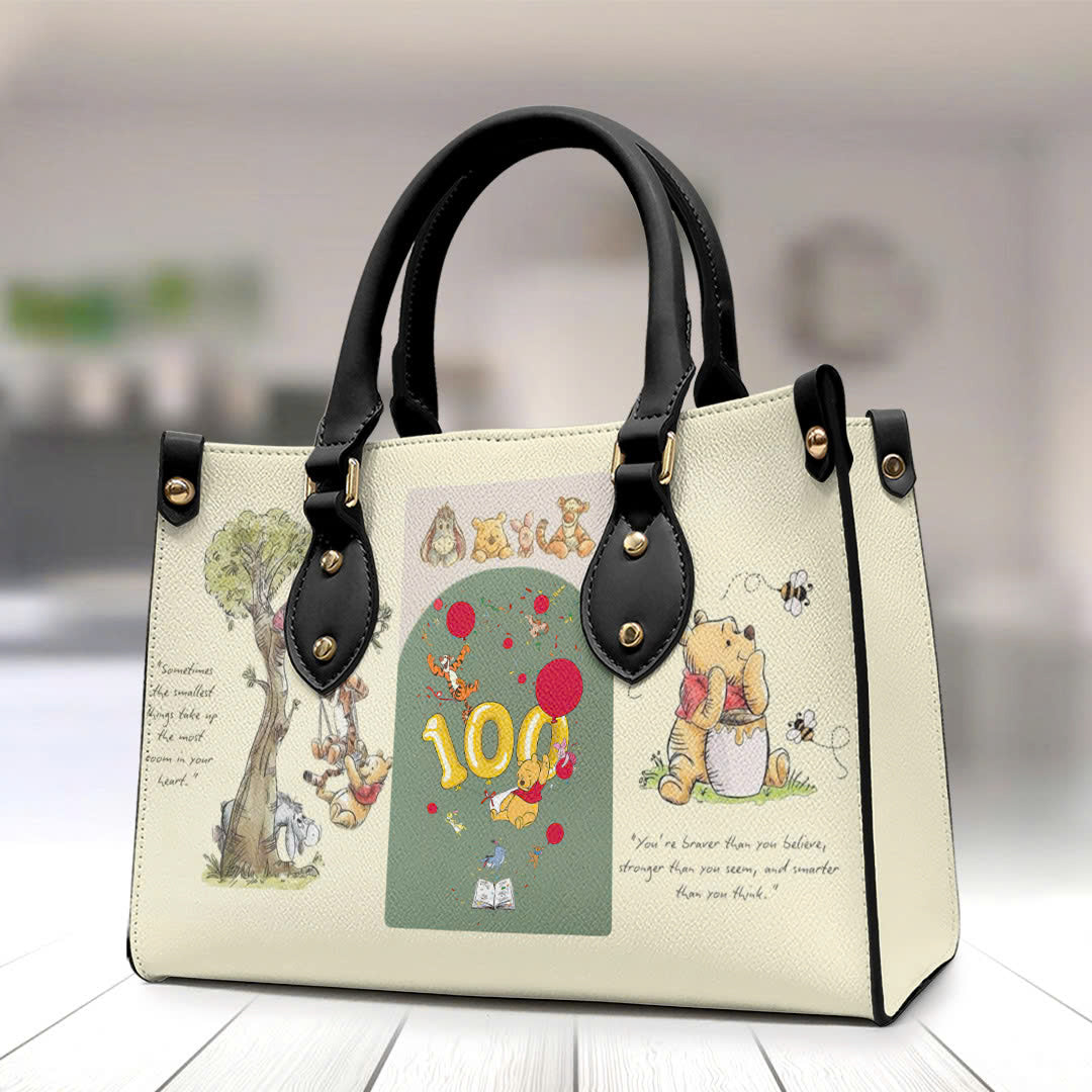 Winnie-the-Pooh 100th Anniversary Leather HandBag – VANDH5138