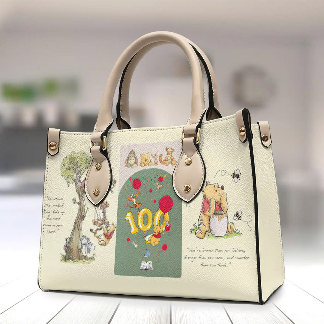 Winnie-the-Pooh 100th Anniversary Leather HandBag – VANDH5138