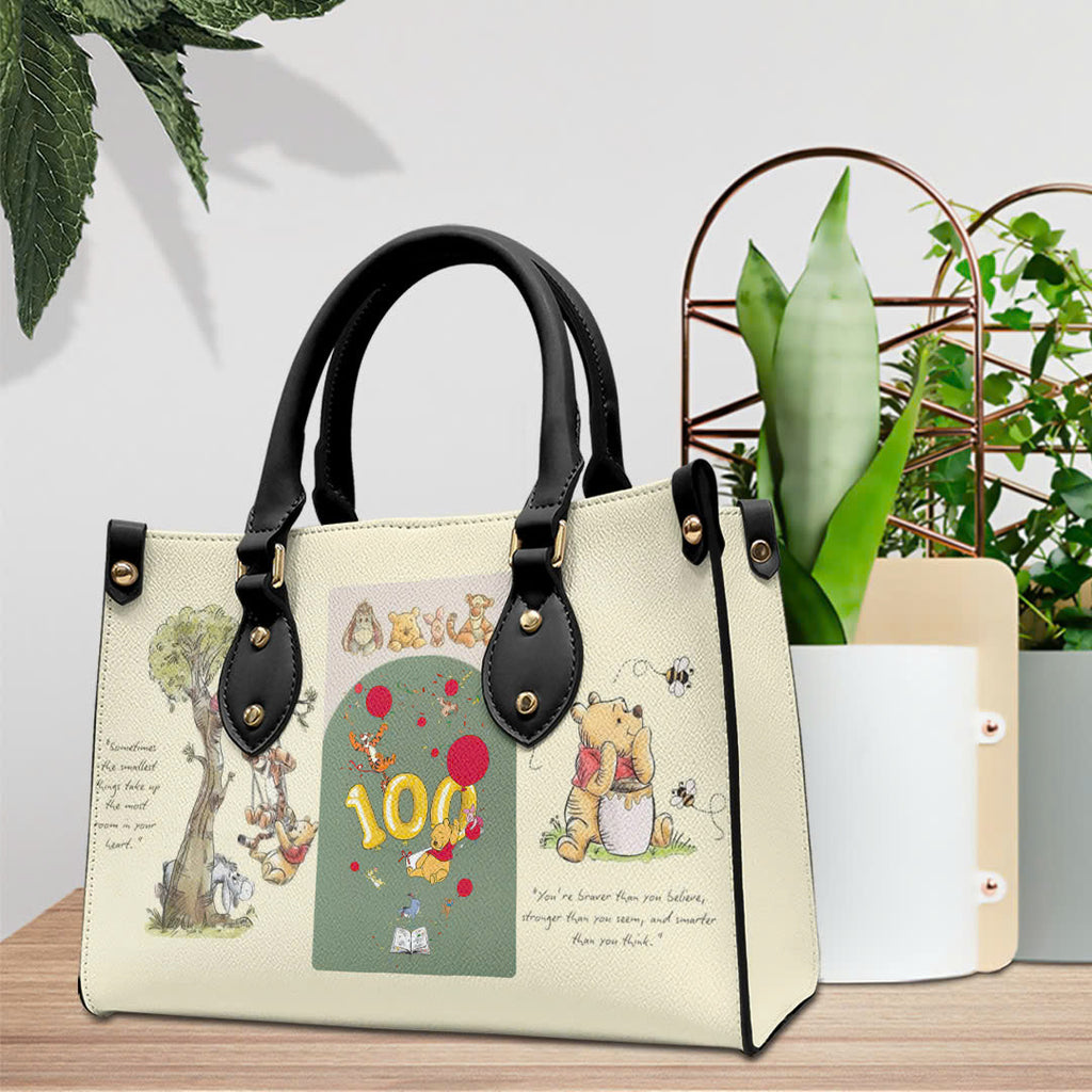 Winnie-the-Pooh 100th Anniversary Leather HandBag – VANDH5138