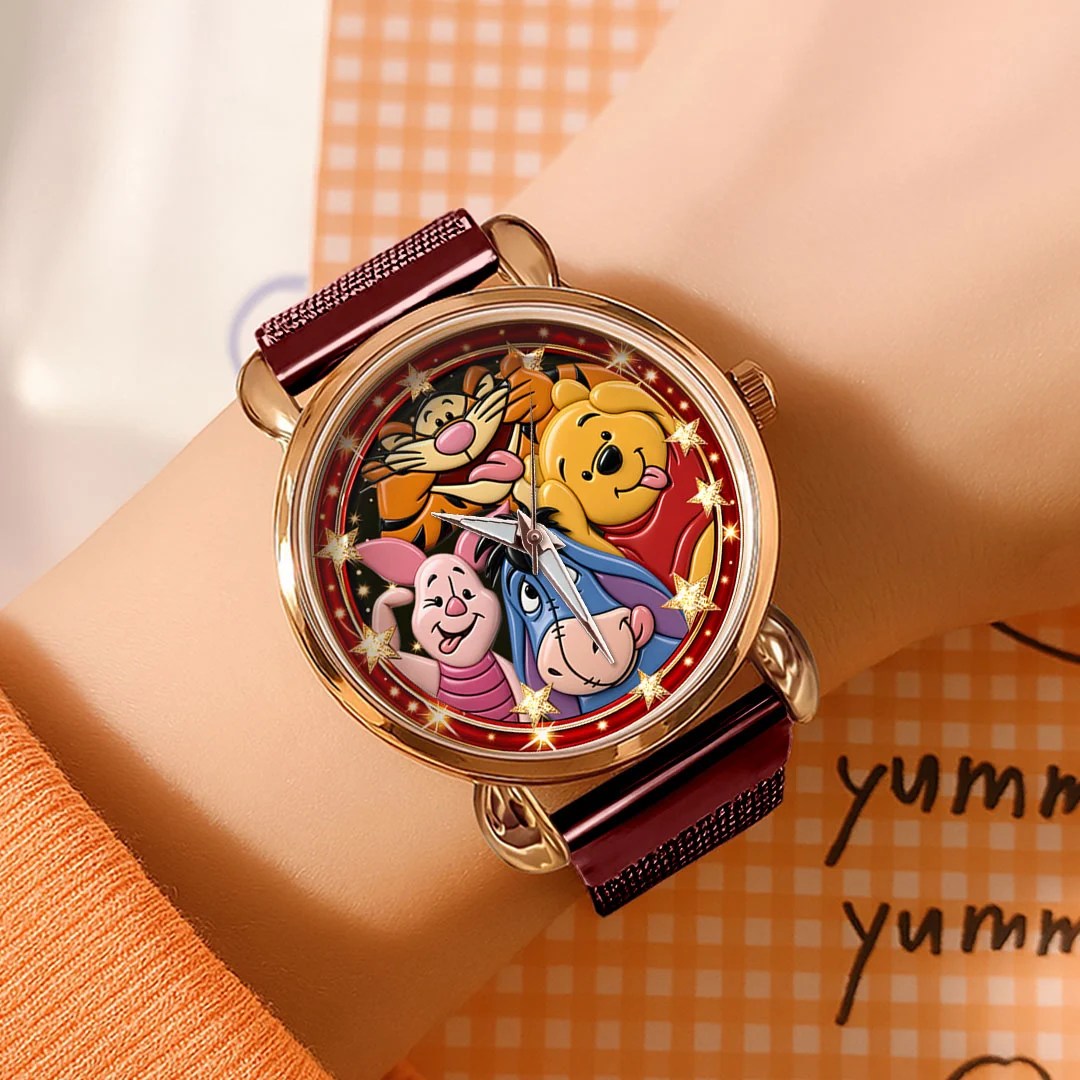 Winnie-the-Pooh Mesh Strap Quartz Watch – HOATT26779