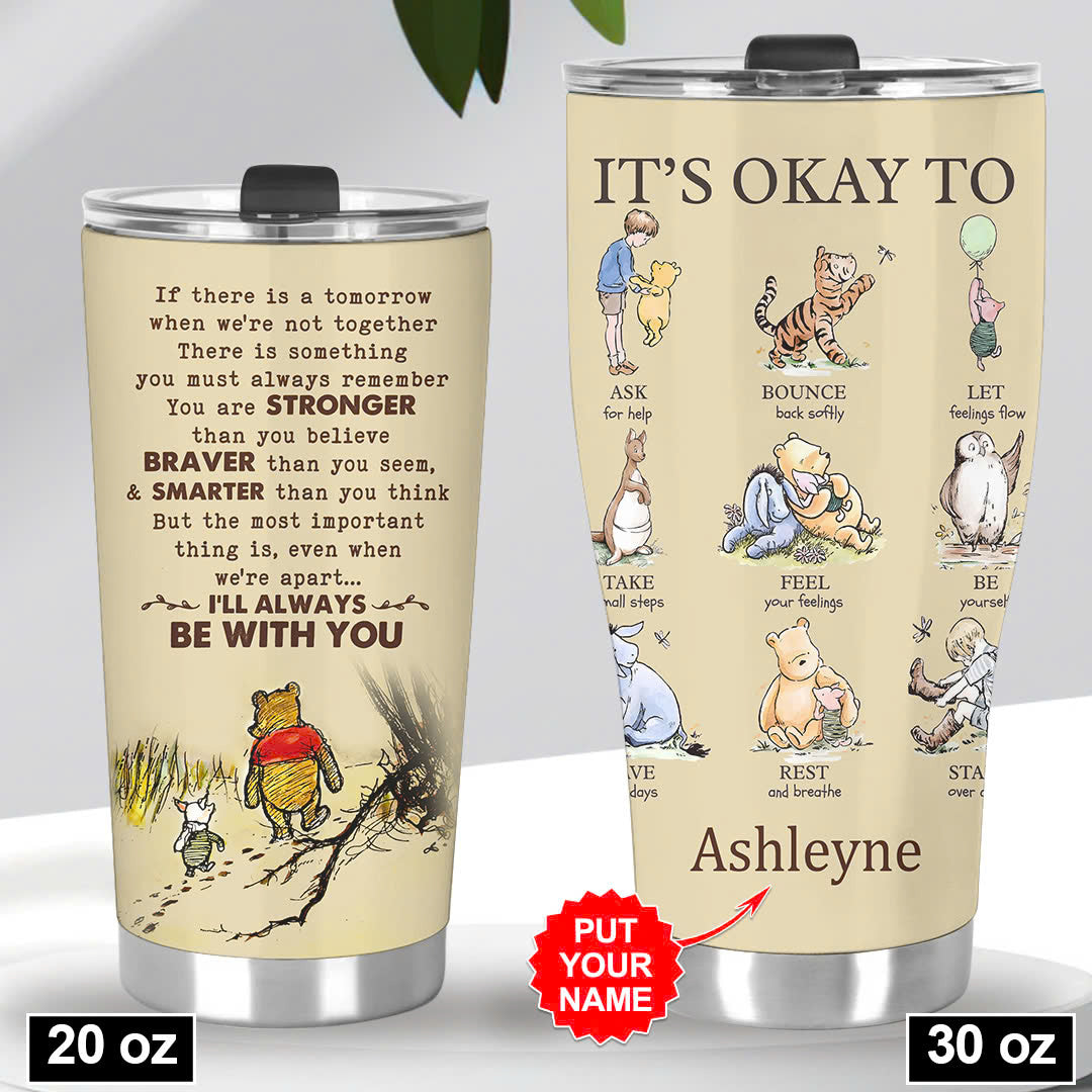 Personalized Winnie-the-Pooh 100th Anniversary Tumbler Cup – VANDH5136