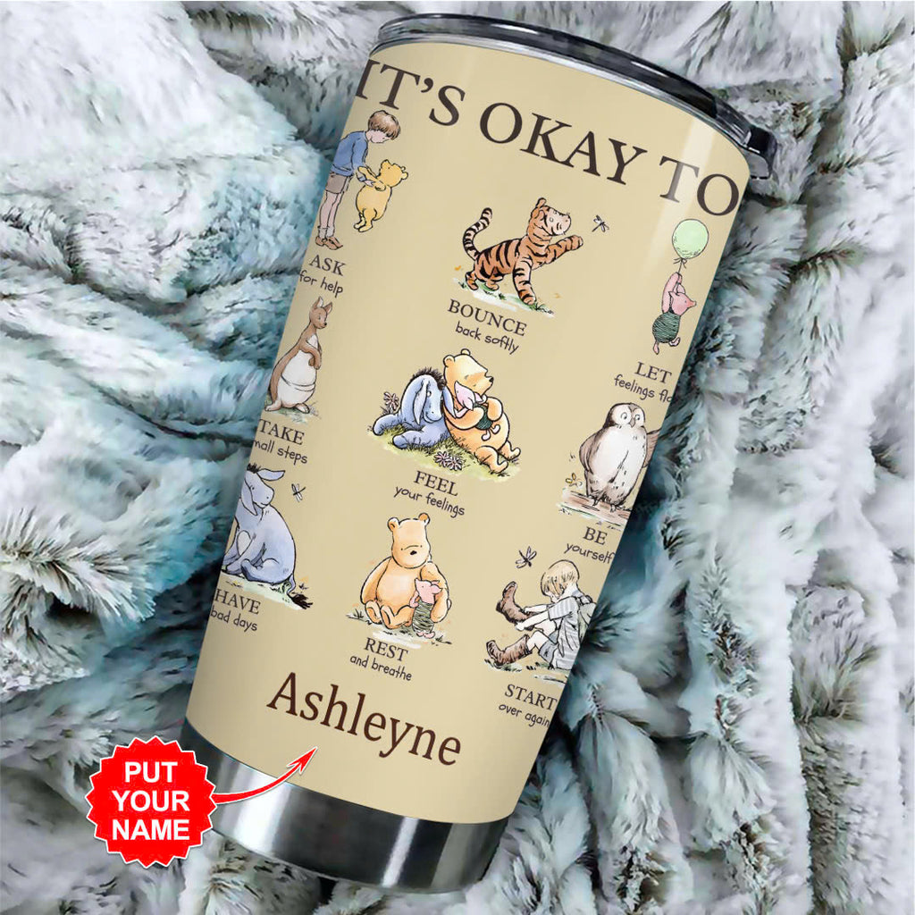 Personalized Winnie-the-Pooh 100th Anniversary Tumbler Cup – VANDH5136