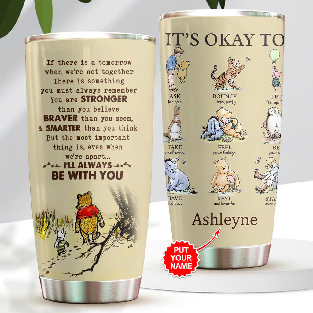 Personalized Winnie-the-Pooh 100th Anniversary Tumbler Cup – VANDH5136