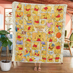 Winnie-the-Pooh Quilt Blanket – TMTHU5370