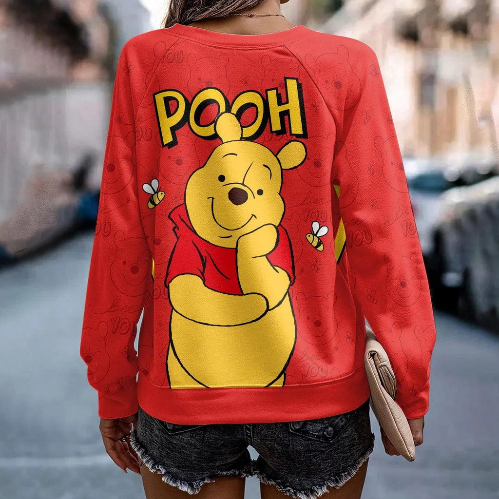Winnie-the-Pooh Round Neck Raglan Sleeve Sweatshirt – HOATT21050