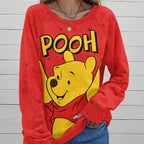 Winnie-the-Pooh Round Neck Raglan Sleeve Sweatshirt – HOATT21050