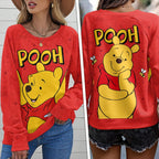 Winnie-the-Pooh Round Neck Raglan Sleeve Sweatshirt – HOATT21050