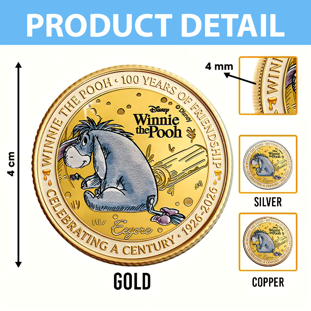 Winnie-the-Pooh x Eeyore 100th Anniversary Commemorative Coin – HOATT16673