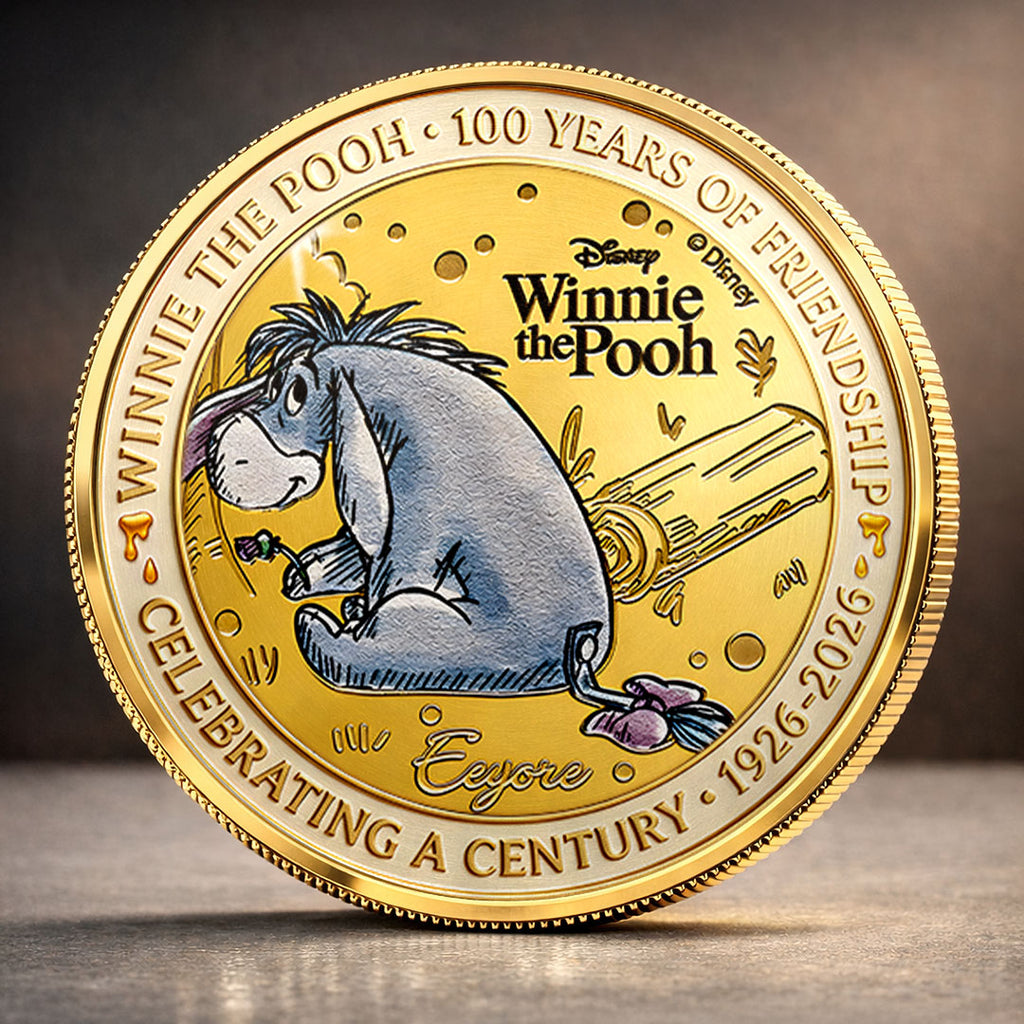 Winnie-the-Pooh x Eeyore 100th Anniversary Commemorative Coin – HOATT16673