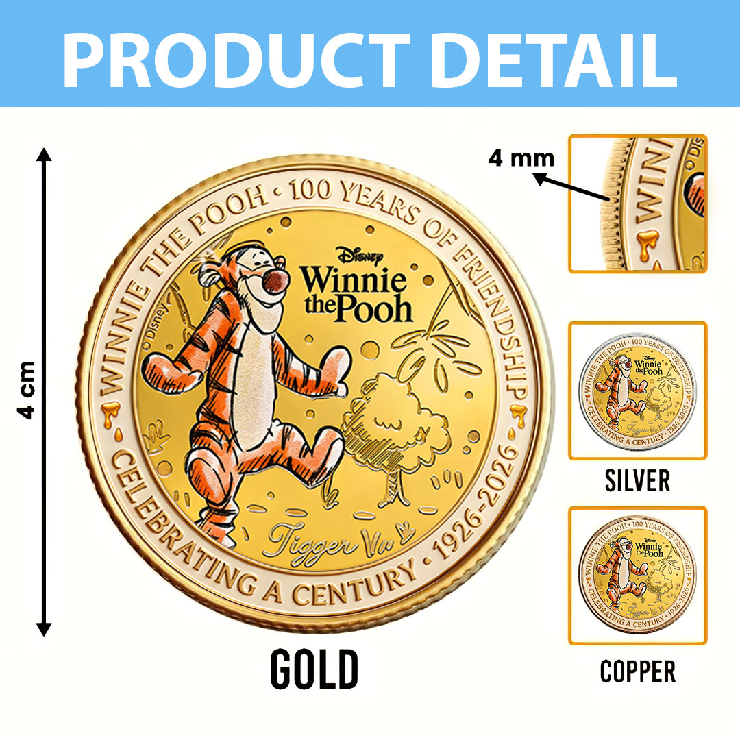 Winnie-the-Pooh x Tigger 100th Anniversary Commemorative Coin – HOATT16672