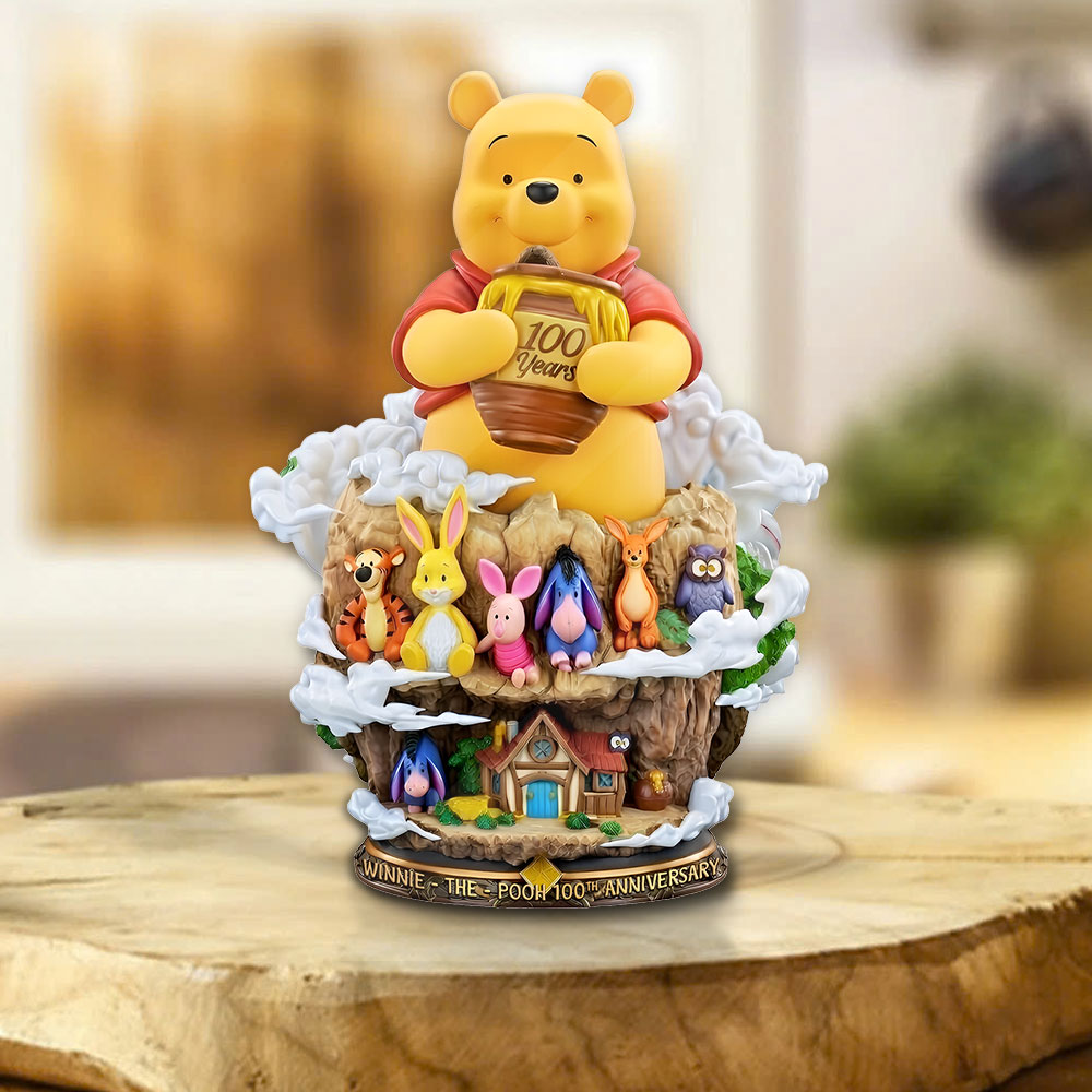 Winnie-the-Pooh 100th Anniversary Custom Shape Acrylic Plaque – TMTHU3548