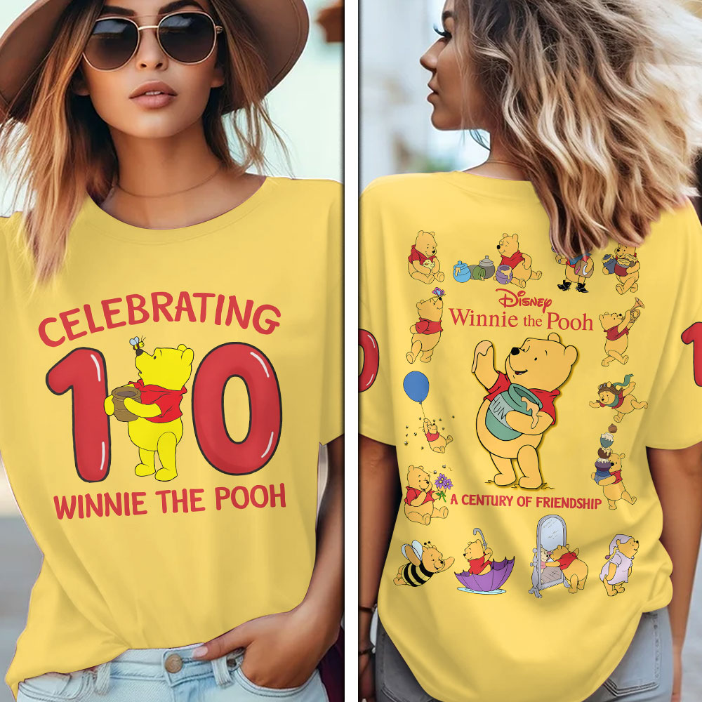 Winnie-the-Pooh 100th Anniversary 3D Apparel – TMTHU3288