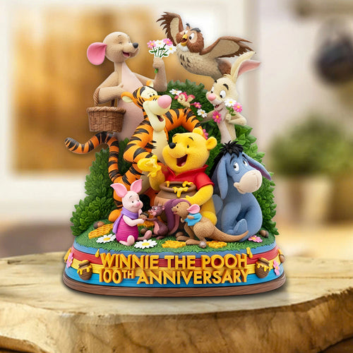 Winnie-the-Pooh 100th Anniversary Custom Shape Acrylic Plaque – TMTHU4365