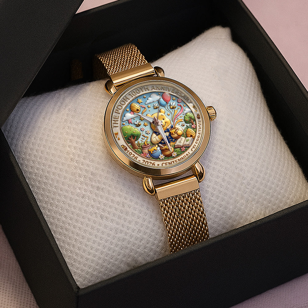 Winnie-the-Pooh 100th Anniversary Mesh Strap Quartz Watch – TANTN201313