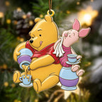 Winnie-the-Pooh Custom Shape 2-side Printed Acrylic Ornament – HOATT21113
