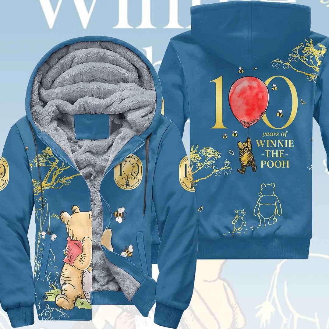 Winnie-the-Pooh 3D Fleece Zip Hoodie – HOATT21150