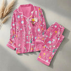 Winnie-the-Pooh x Piglet Satin Pajama Set with Piping – HOATT19983