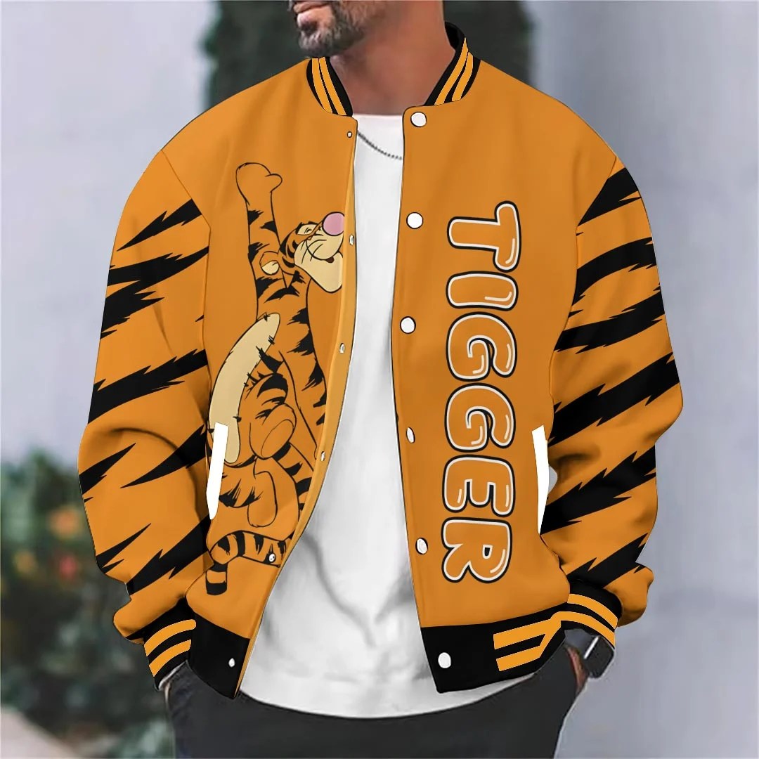 Personalized Winnie-the-Pooh x Tigger Varsity Jacket – HOATT20873