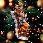 Winnie-the-Pooh Custom Shape 2-side Printed Acrylic Ornament – HOATT21407