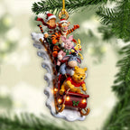Winnie-the-Pooh Custom Shape 2-side Printed Acrylic Ornament – HOATT21407