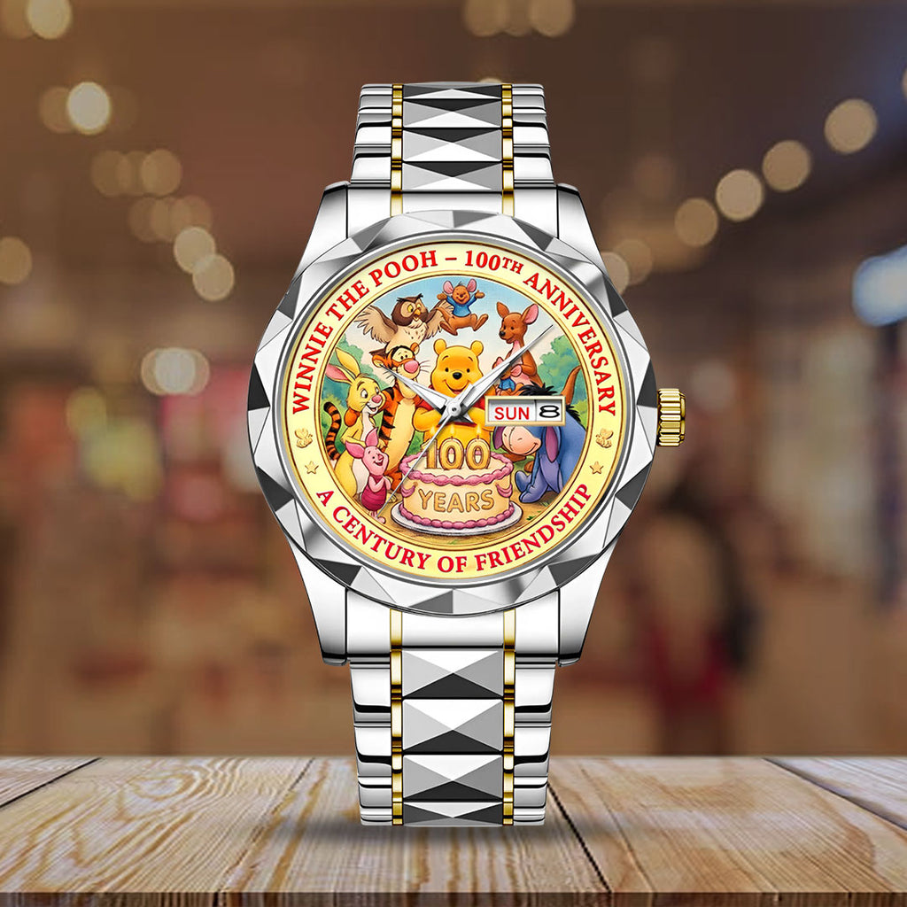 Winnie-the-Pooh 100th Anniversary Alloy Luxury Quartz Watch – TMTHU2921