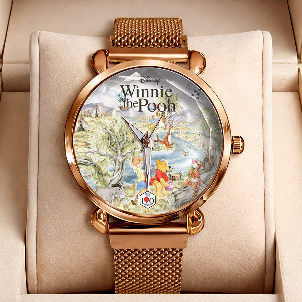 Winnie-the-Pooh 100th Anniversary Mesh Strap Quartz Watch – GNE7839