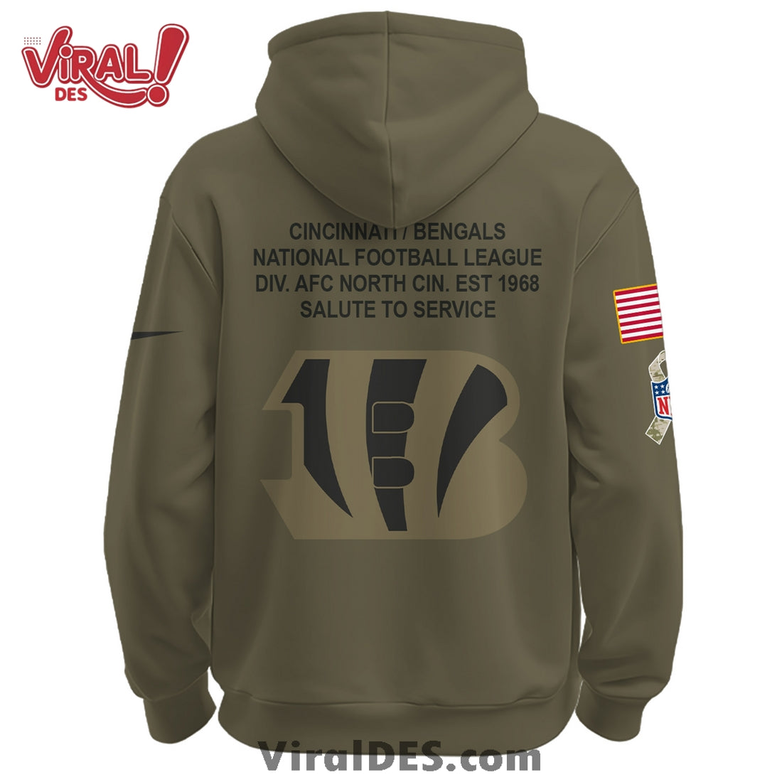 Cincinnati Bengals Salute To Service Limited Edition Shirt