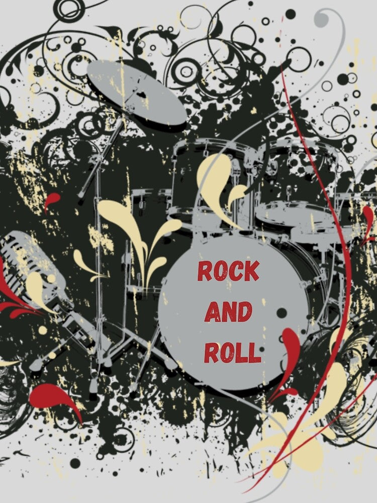 Rock And Roll Musical Design Shirt