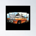 GTA Grand Theft Auto Key Art San Andreas SA Poster