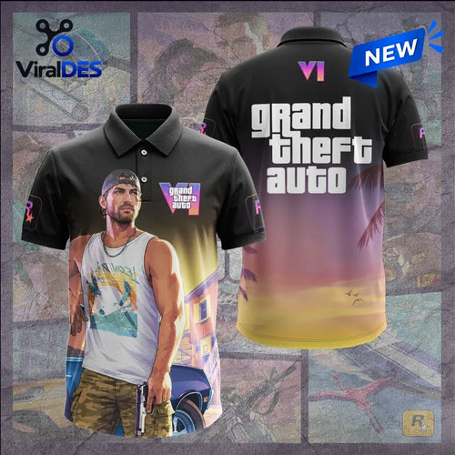 Grand Theft Auto VI Gradient Polo Shirt