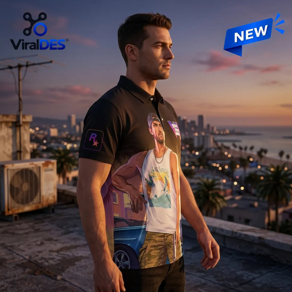Grand Theft Auto VI Gradient Polo Shirt