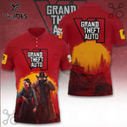 Grand Theft Auto VI Red Premium Polo Shirt