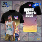 Grand Theft Auto VI Vice City Black T-Shirt