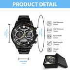 Las Vegas Aces Black Stainless Steel Watch – GNENEW682