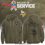 Minnesota Vikings Salute To Service Limited Edition Shirt