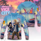 Naruto x Hinata Grand Theft Auto VI Blue T-Shirt