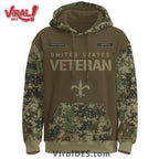 New Orleans Saints Salute to Service Limited Editions Hoodie