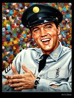 Elvis Presley - Smiling Army Portrait Shirt