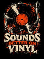 Sounds Better On Vinyl Vinyl Record Player Shirt