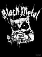 Grim Corpse Paint Raccoon Trve Black Metal Edition Shirt